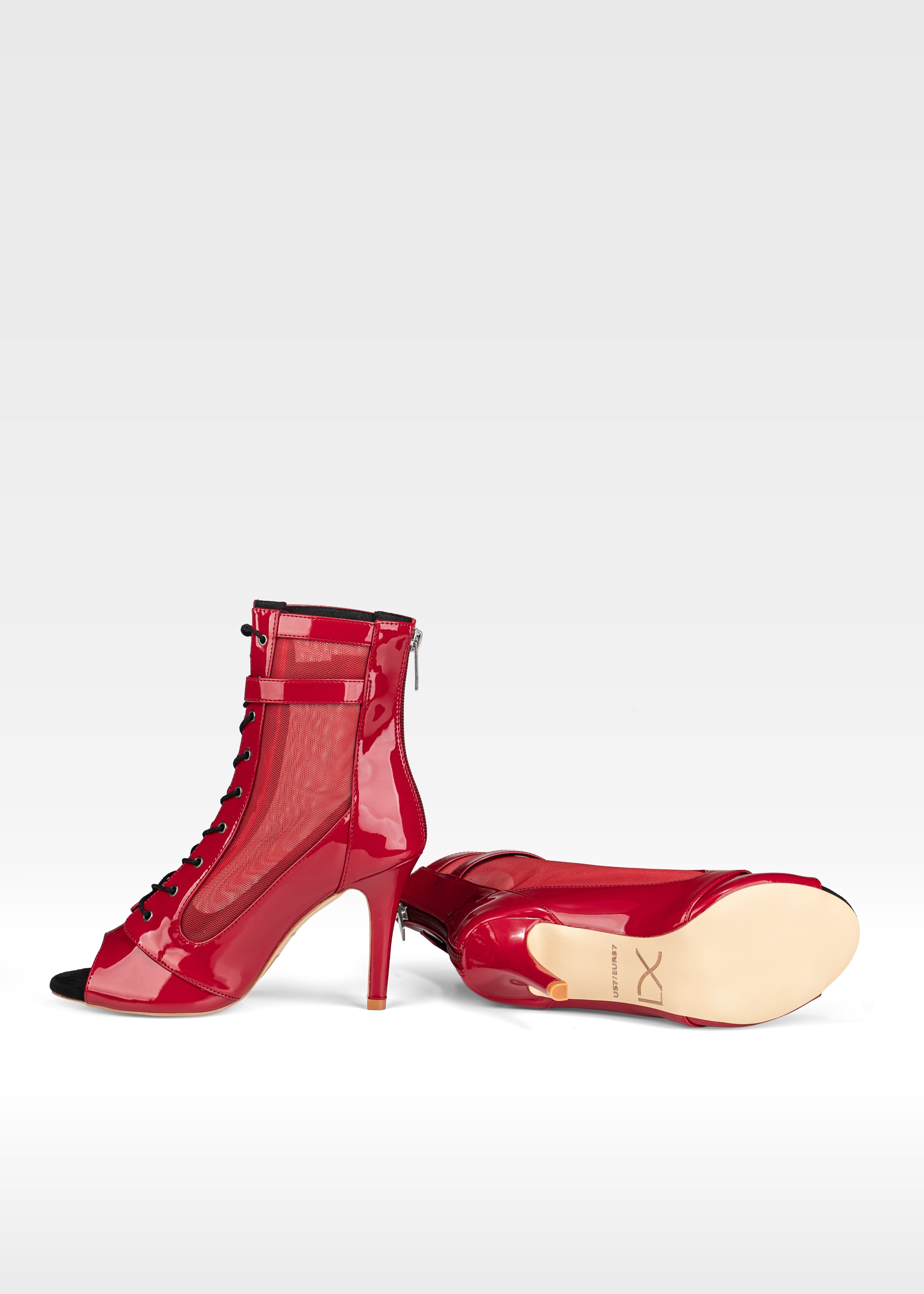 Emme Heels in Red Patent