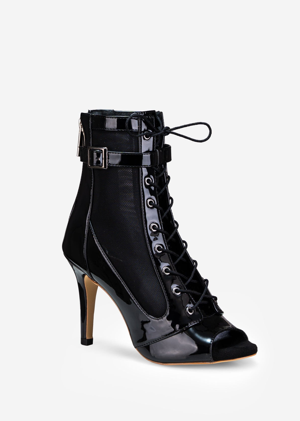 Emme Heels in Black Patent