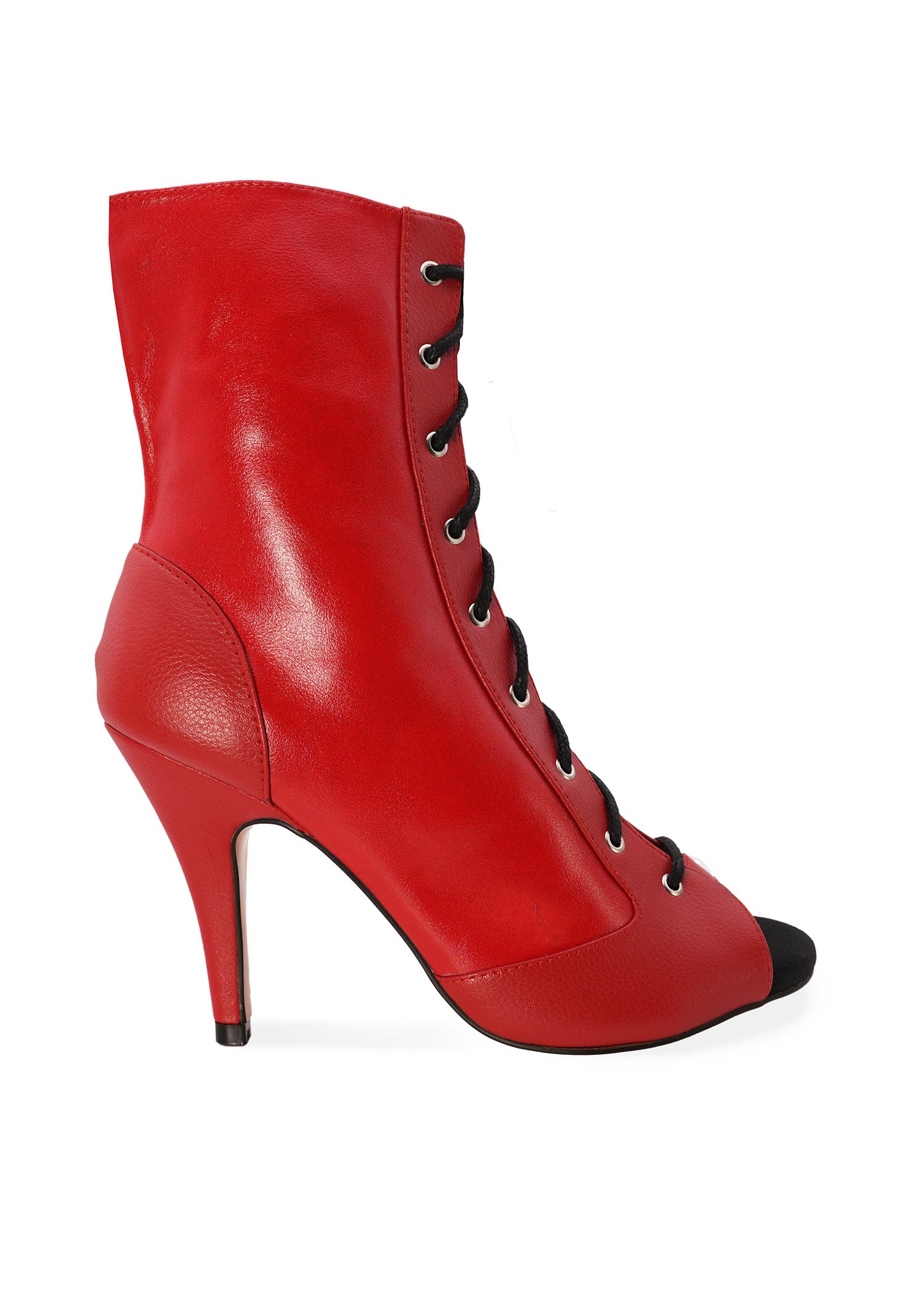 Lexe Heels dancing heels Red vegan stiletto hight heels boots