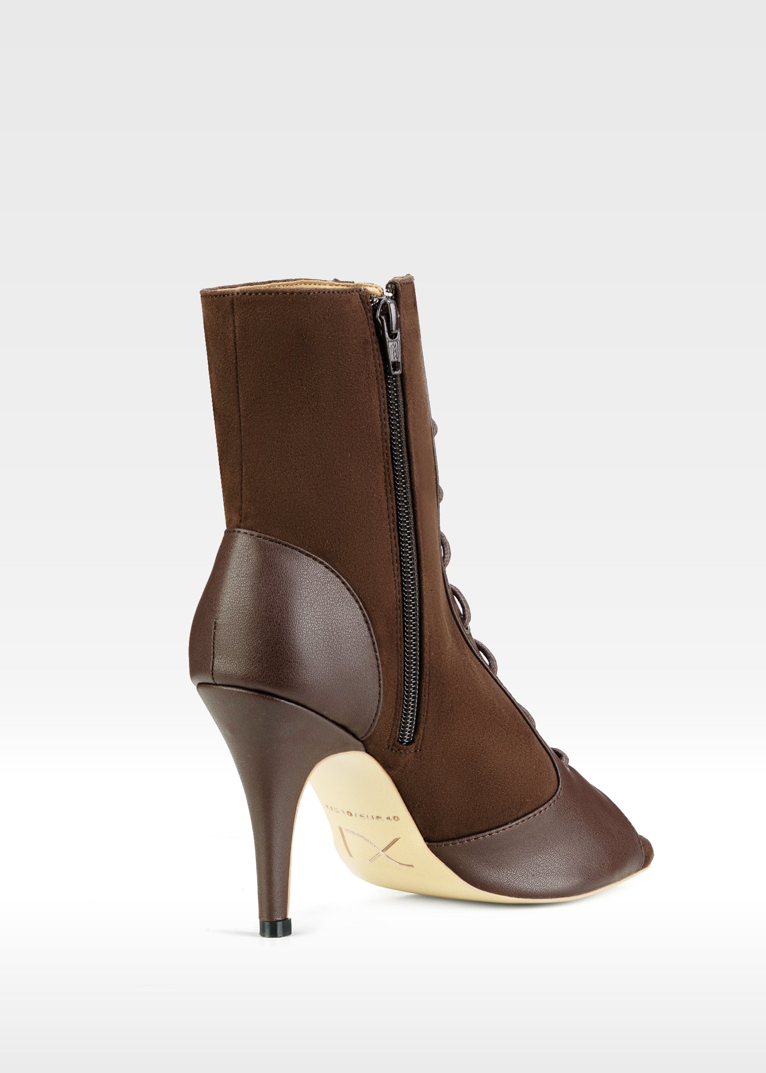 MIA Heels in Espresso Suede