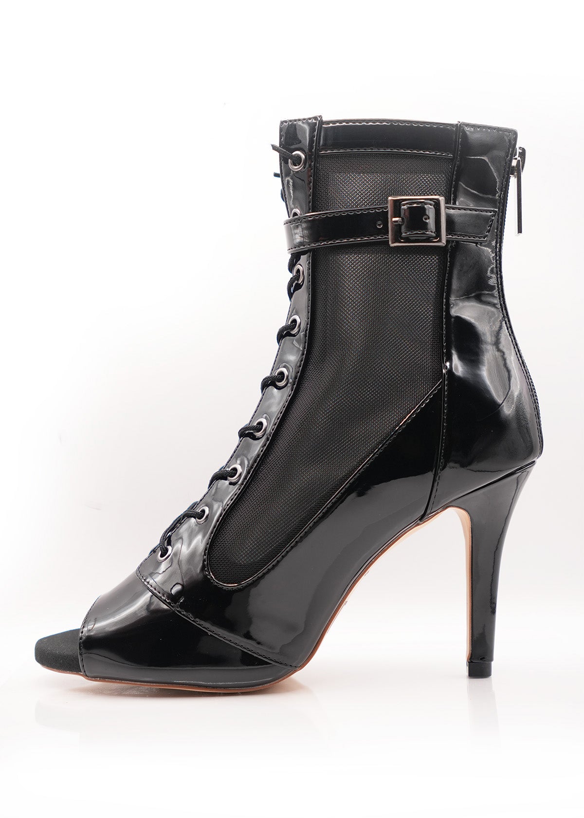 Emme Heels in Black Patent