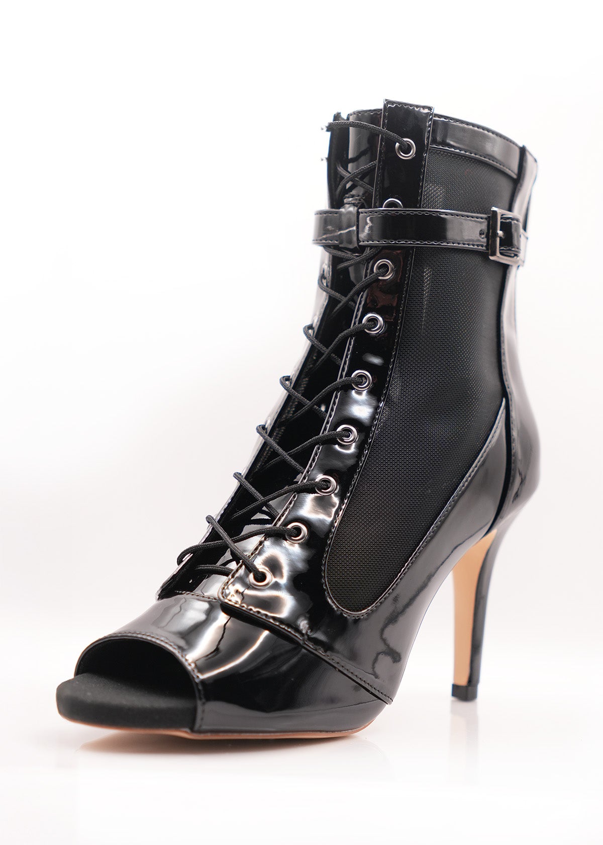 Emme Heels in Black Patent