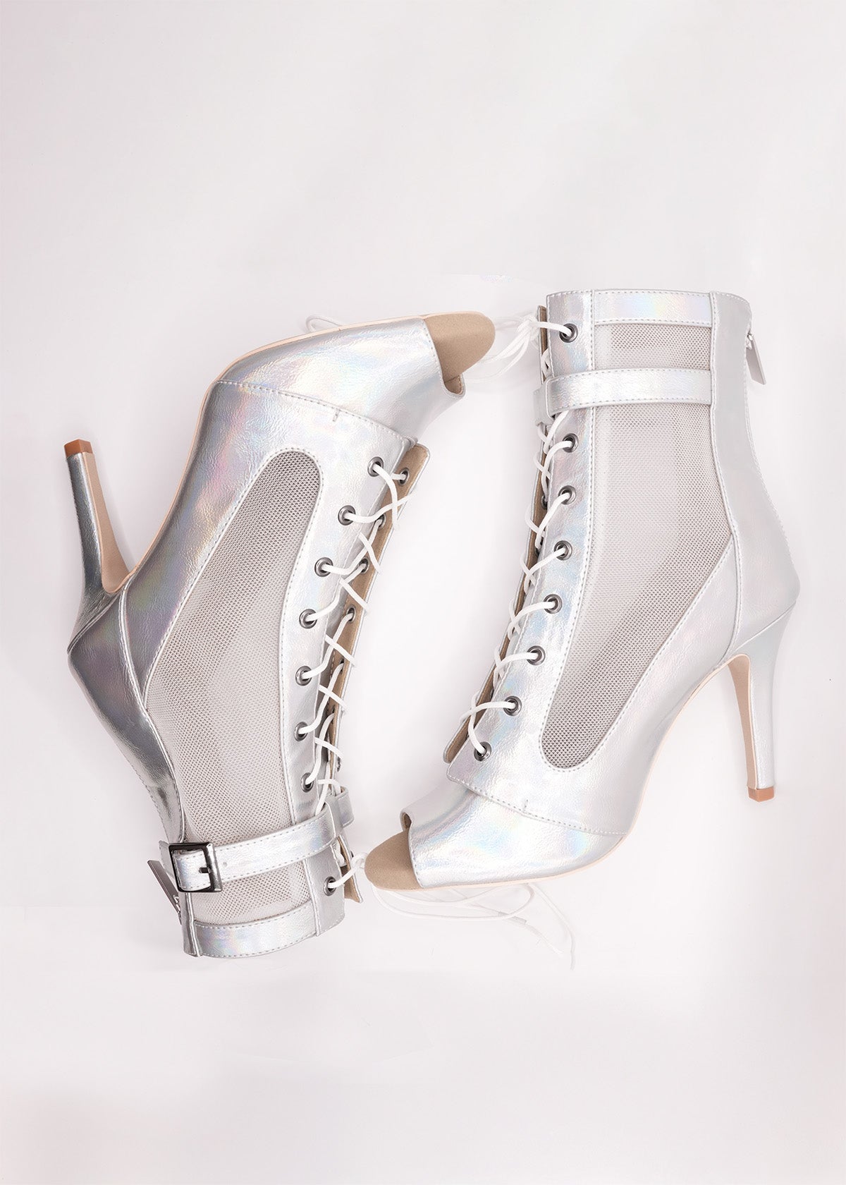 Emme Heels in Silver