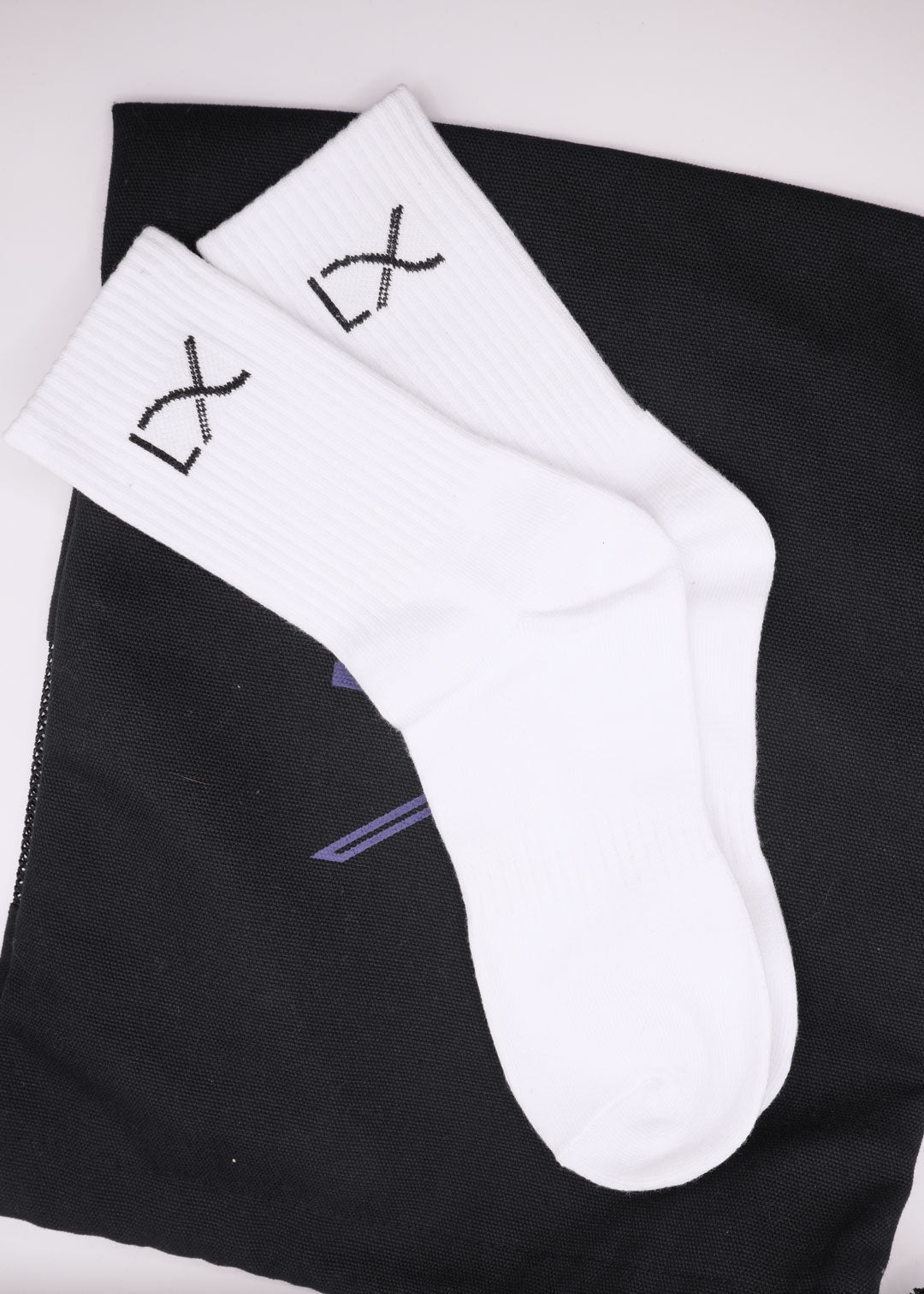 White High Ankle Crew Sock