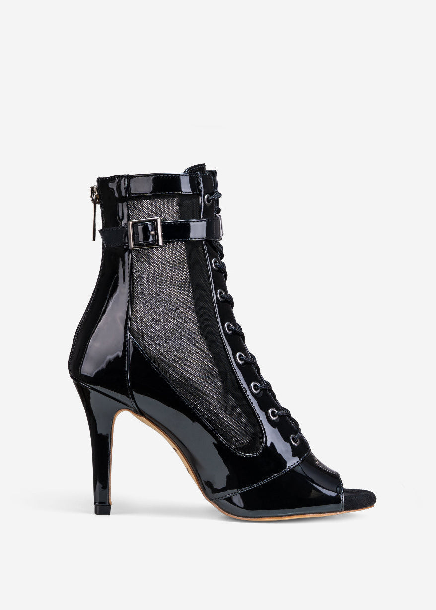 Emme Heels in Black Patent