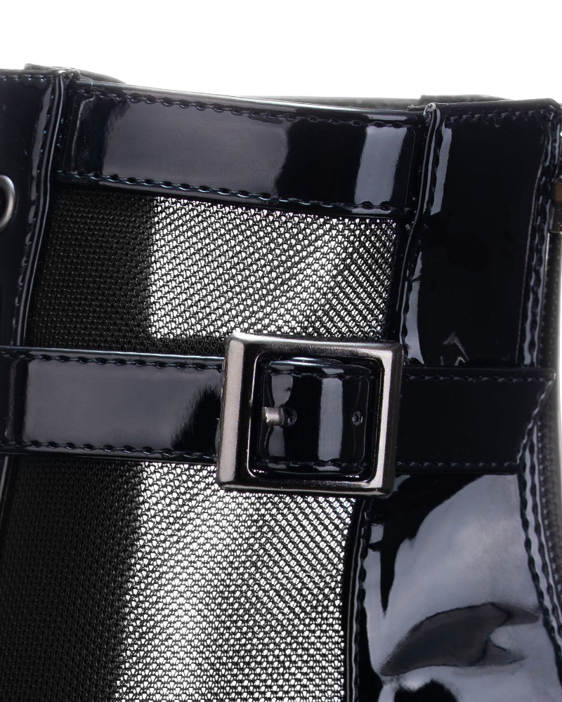 Emme Heels in Black Patent