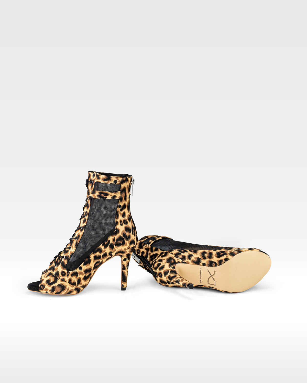Emme Heels in Leopard Suede