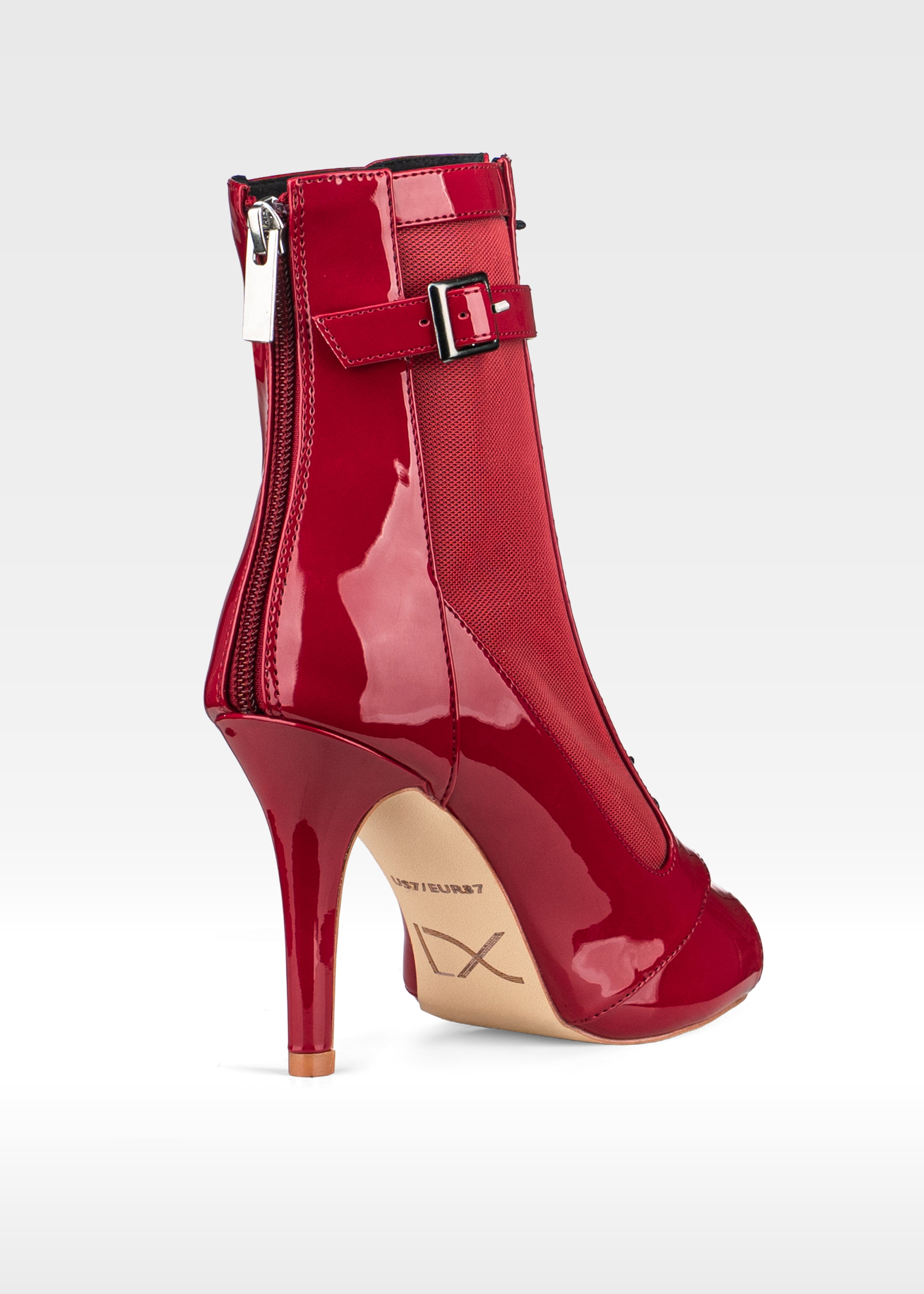Emme Heels in Red Patent