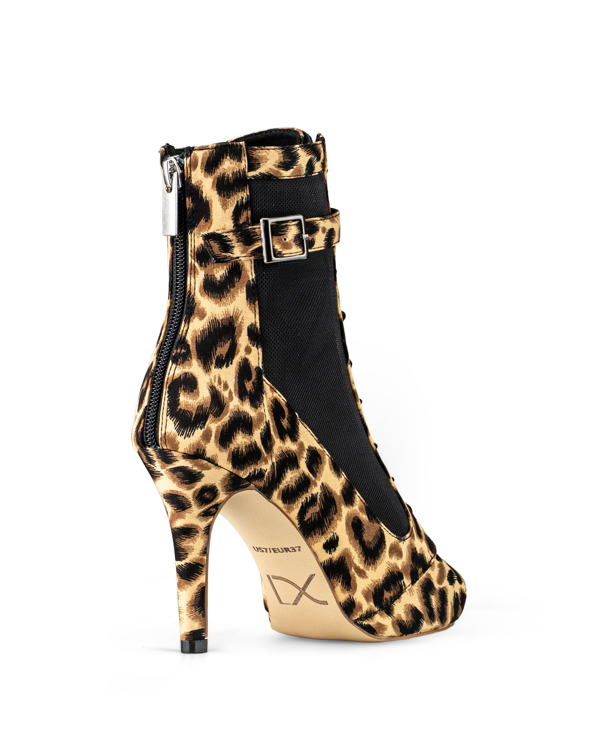 Emme Heels in Leopard Suede