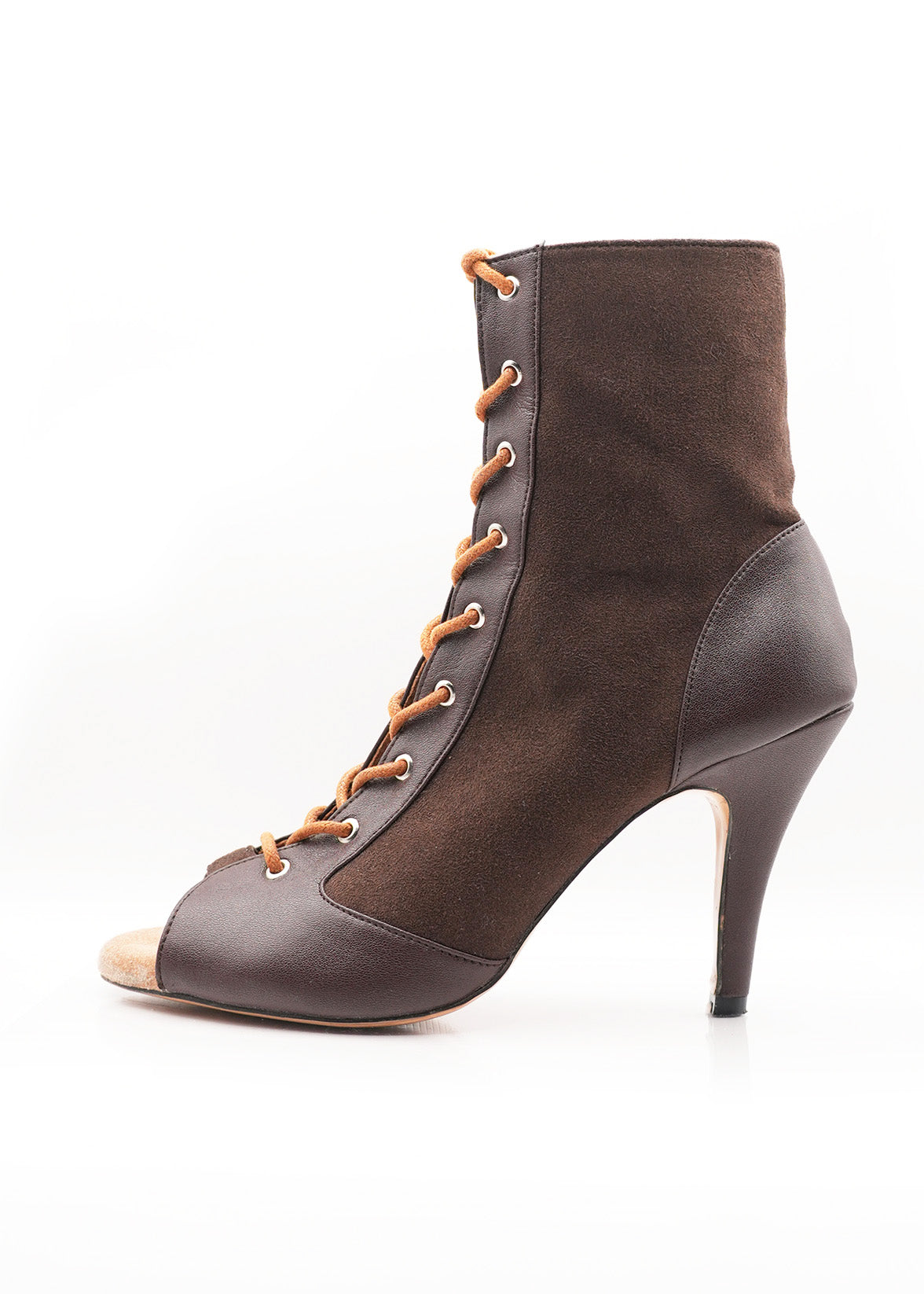 MIA Heels in Espresso Suede