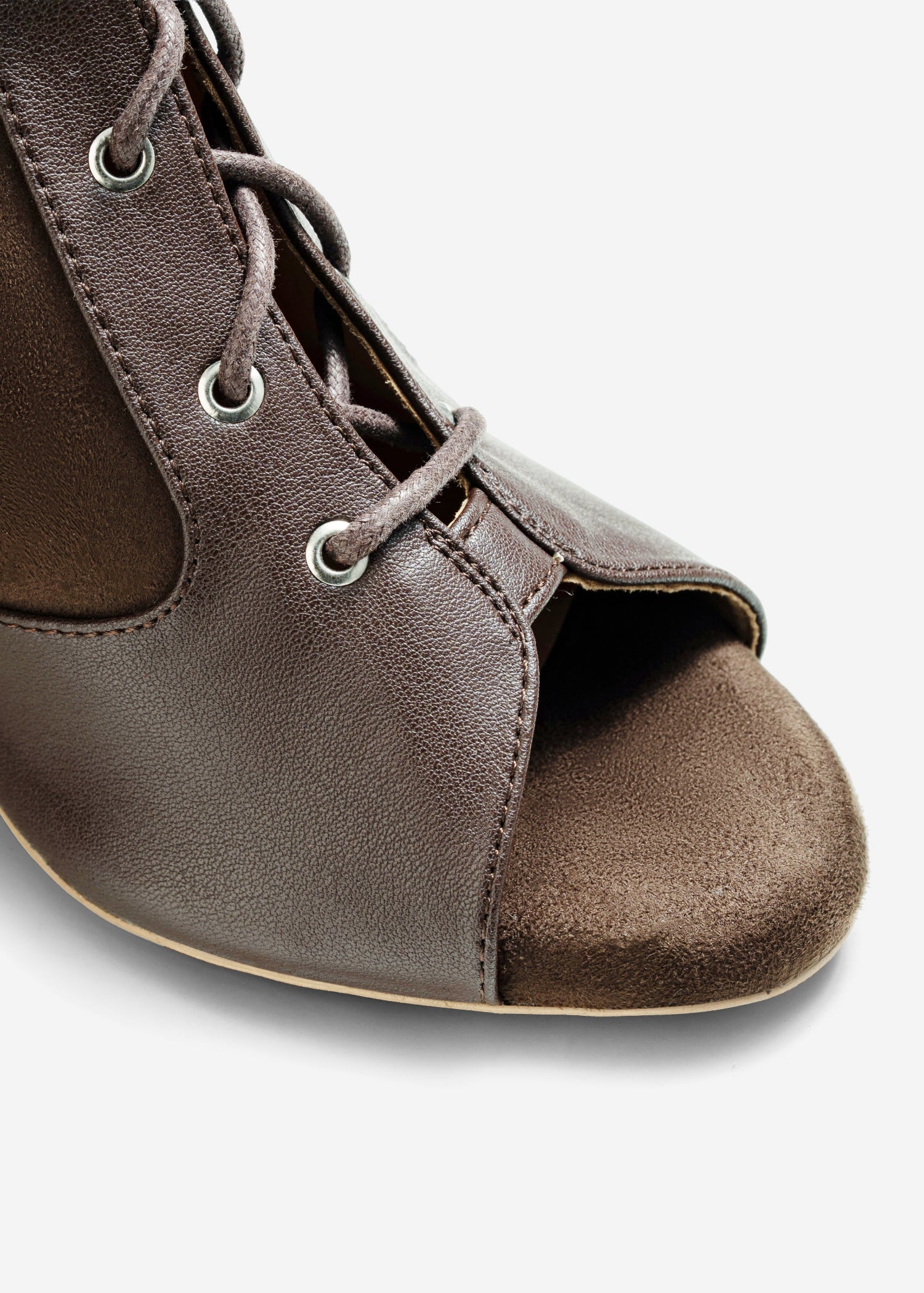 MIA Heels in Espresso Suede