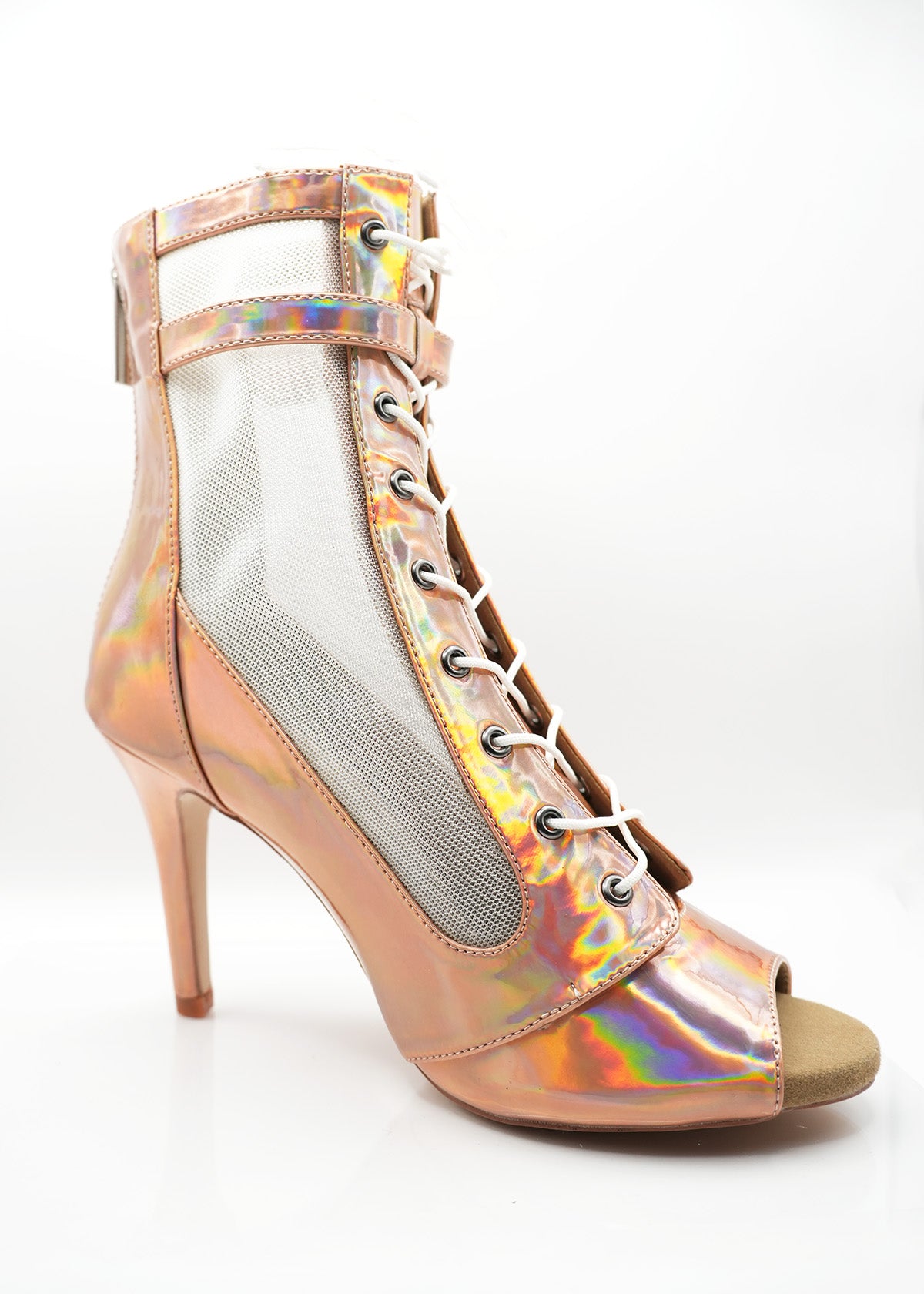 Emme Heels in Peach Rose Gold