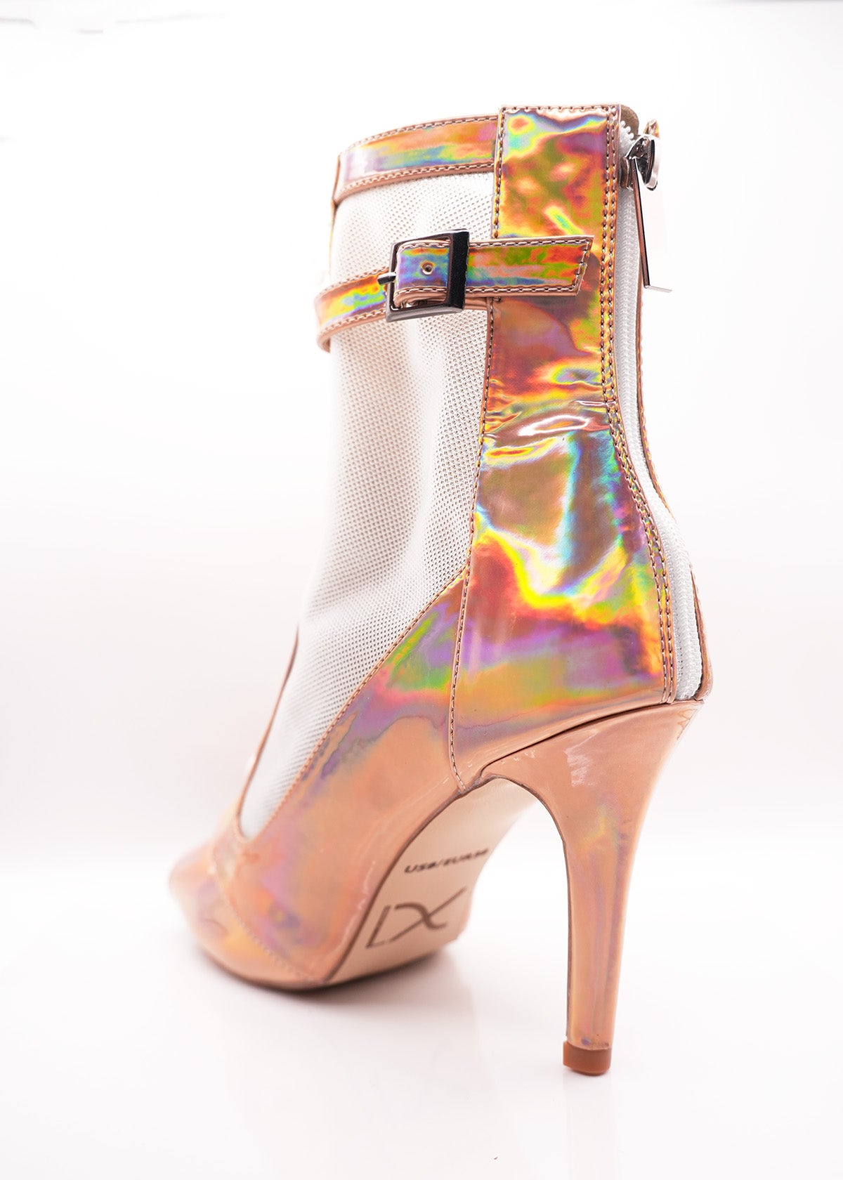 Emme Heels in Peach Rose Gold