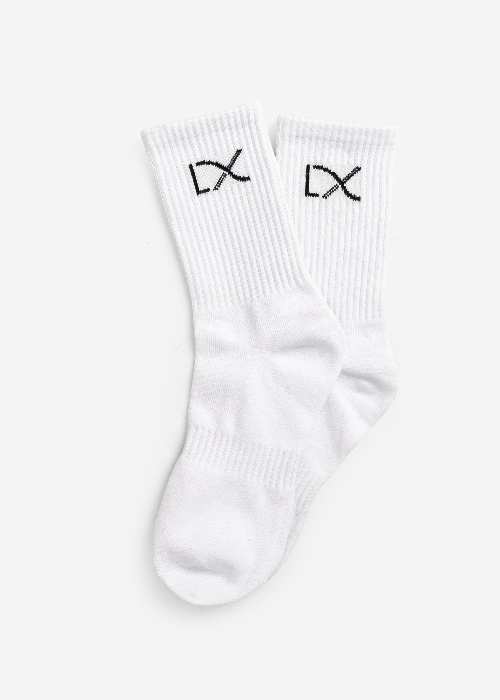 White High Ankle Crew Socks